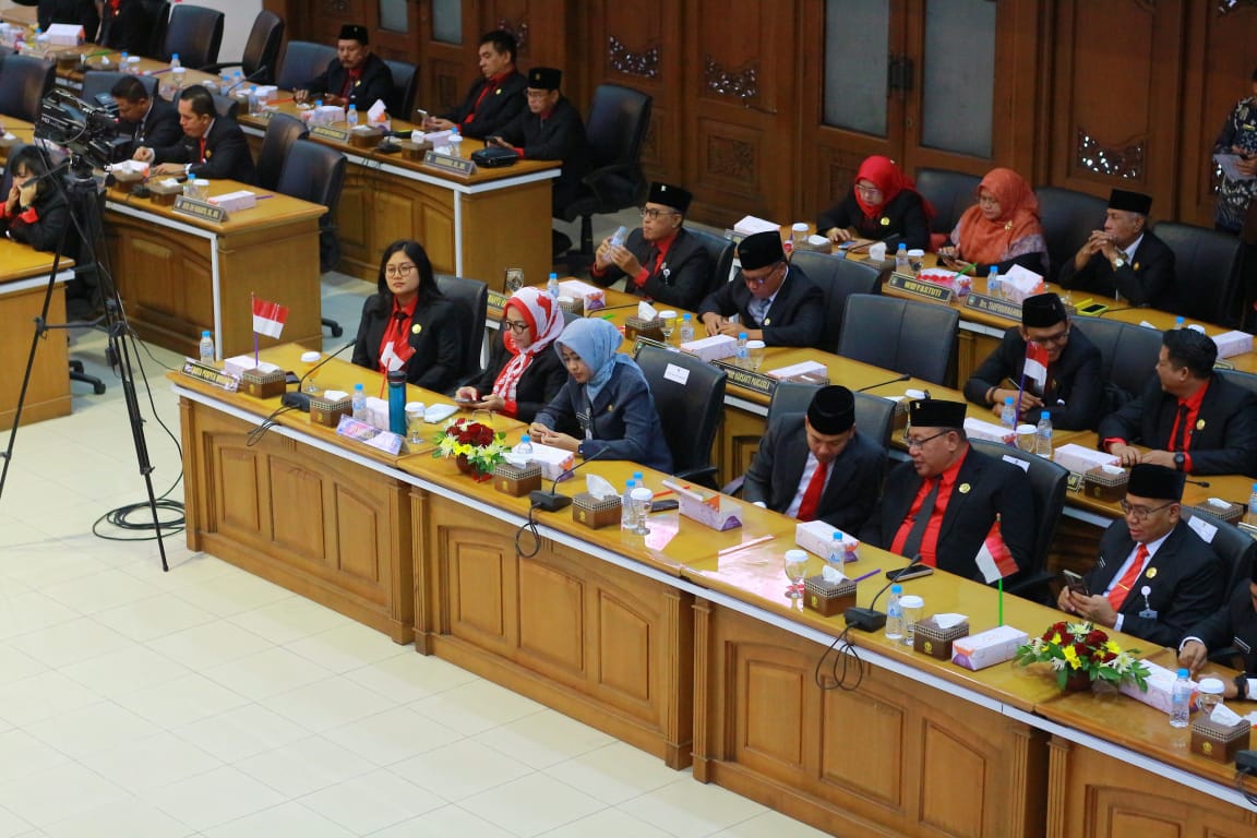 Situasi sidang paripurna pada Jumat (15/08/2025)